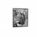 Quadro Decorativo Barcelona Zebras P&B 30x30 cm
