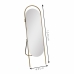 Espelho Decorativo de Chão Portal Fit c/ Suporte 2P Dourado 150x43cm Oblongo