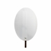 Espelho Funcional Hook Branco Alça Corino 60x40 cm Oval 