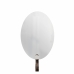 Espelho Funcional Hook Branco Com Alça Corino 60x40 cm Oval