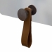 Espelho Funcional Hook Corten Alça Corino 50x50 cm Quadrado