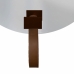 Espelho Funcional Hook Corten Alça Corino 50 cm Redondo