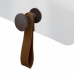 Espelho Funcional Hook Corten Alça Corino 60x40 cm Retangular