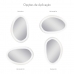 Espelho Sirius Veludo Off White 135x90cm Organico