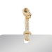 Espelho Decorativo Tie Al&ccedil;a Sisal Natural 40x40 cm Quadrado