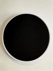 Pegboard Round Branco Fundo Preto 50 cm Redondo