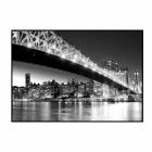 Quadro Decorativo Barcelona Bridge Closer Moldura Preta 70x100cm